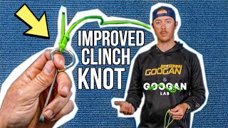 HOW TO TIE The Improved CLINCH KNOT  EASIEST FISHING KNOT [upl. by Atirb]