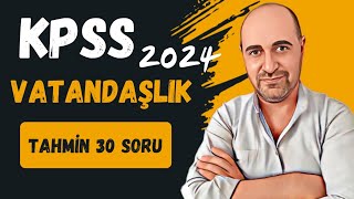 KPSS VATANDAŞLIK ÇIKABİLECEK 30 SORU [upl. by Cirle]