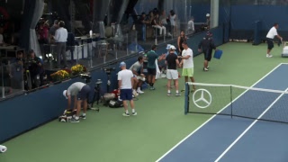 LIVE US Open Tennis 2017 Roger Federer Practice [upl. by Carlene273]