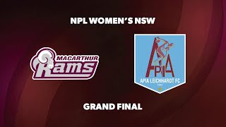 NPL NSW GRAND FINAL  Macarthur Rams Womens FC v APIA Leichhardt FC [upl. by Ynnel]