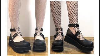 🖤🐱 Demonia Sprite02 Platforms unboxing and tryon 🐱🖤 [upl. by Dwayne]