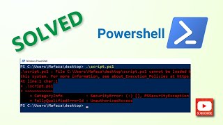 Fileps1 cannot be loaded because running scripts is disabled on this system [upl. by Adai]