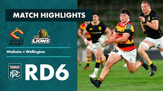 RD 6 HIGHLIGHTS Waikato v Wellington Bunnings NPC 2023 [upl. by Akeihsal]