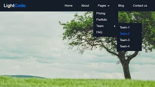 How To Make Drop Down Menu Using HTML And CSS [upl. by Anastice540]