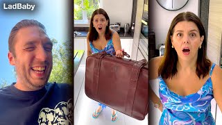 Pranking Mum with a girls Holiday Suitcase 🤣🧳 [upl. by Adda]