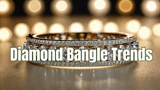 AD Diamond Bangles Party Wear Wedding New style trending ArtistryC Online shopping 1872024 [upl. by Ramas]