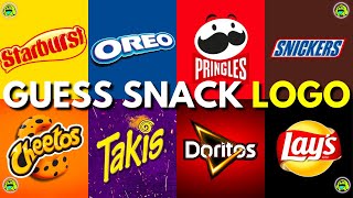 Guess The Snack Logo in 1 Second  100 Famous Logos  Logo Quiz [upl. by Kim]