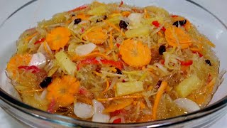 HOW TO MAKE PAPAYA ATCHARAPICKLED GREEN PAPAYA [upl. by Pren]