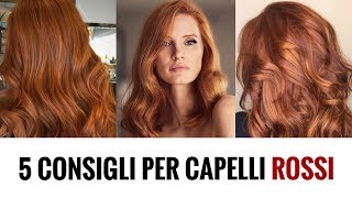 Fare i capelli rossi naturali 5 consigli per la tinta capelli [upl. by Aivat]