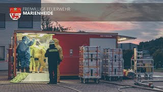 Aufbauzeitraffer VerletztenDekontaminationsplatz VDEKON NRW  Feuerwehr Marienheide [upl. by Alexis]