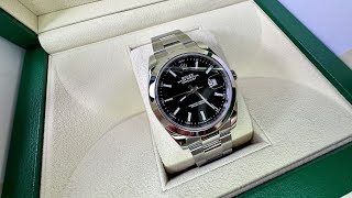 Rolex Datejust 126300 black dial [upl. by Hudson]