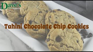 Tahini Chocolate Chip Cookies [upl. by Ardnak]