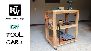 How to Make a Shop Cart  DIY Tool Cart [upl. by Elyn]