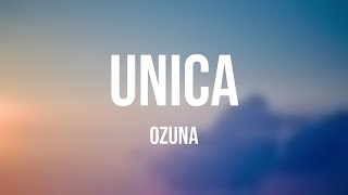 Unica  Ozuna Lyrics Version 🎷 [upl. by Ax]