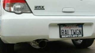 WRX SPT Exhaust revs [upl. by Etiuqal261]