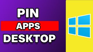 How To Pin Apps To Desktop Windows 11 Easy [upl. by Elehcar]