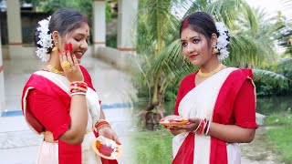 Dhake kathi Bisorjoner Bijoyer Sur l Bijoya Special Dance l sayaniofficial [upl. by Ahsitauq]