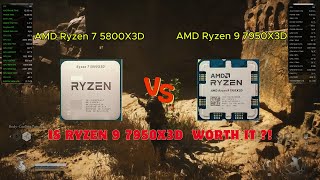 Is Ryzen 9 7950X3D the Best for 4K Gaming Compare with Ryzen 7 [upl. by Hadwyn]