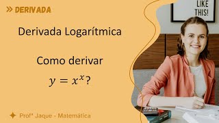 Aula 19  Derivada usando a técnica de derivação Logarítmica [upl. by Aliemaj]