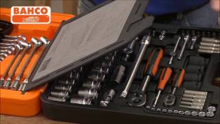 Bahco 94 Piece Mixed 1 4 and 1 2 Inch Drive Metric Socket and Spanner Set [upl. by Rockie]