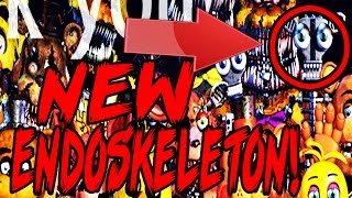 Five Nights at Freddys ANOTHER NEW ENDOSKELETON 2 NEW Endoskeletons  FNAF 4 Update [upl. by Linnea]