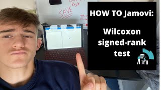 Wilcoxon Signedrank test Jamovi Edition [upl. by Ardnuahsal]