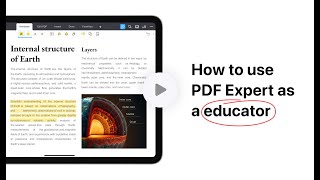 PDF Expert Best PDF editor for Educators and Teachers [upl. by Nyrad]