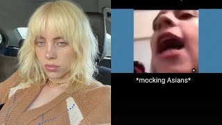 Billie Eilish Mocking Asian Accents and saying the r word and being racist [upl. by Mcadams]