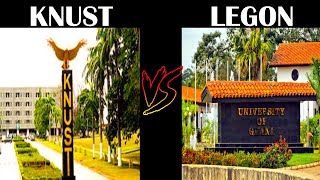 LEGON vs KNUST Facilities Ranking Cutoff points Location [upl. by Eibo]