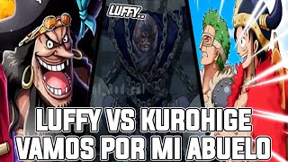 LUFFY VS KUROHIGE Y EL RESCATE DE GARP EN HACHINOSU  LOS MUGIWARAS VS KUROHIGE EN ONE PIECE [upl. by Kawai]