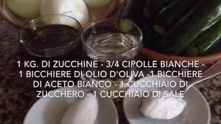 Ricetta zucchine in agrodolce con cipolle [upl. by Elurd]