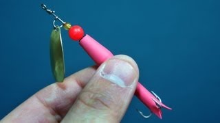 How To Make A Flying C Spinner fishing lure [upl. by Haden860]