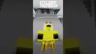 Ideias de skins roblox fnaf ideias skin fredbear cc [upl. by Indys]