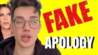 JAMES CHARLES FAKE APOLOGY [upl. by Htebi601]