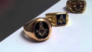 Freemason  Master Mason  rings [upl. by Fernandina]