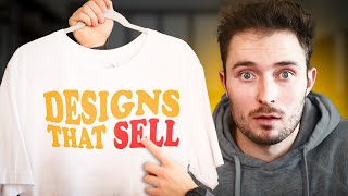 How I Make Top Selling TShirt Designs 2023 No Skill [upl. by Thurston601]