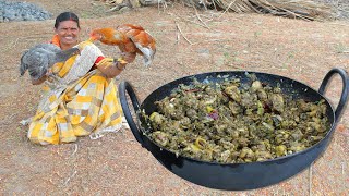 Pepper chicken fry village style  country chicken pepper fry  Village cooking  Side dish recipes [upl. by Ginger502]