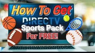 DirecTV Sports PackHow To Get For FREE⁉️ [upl. by Jerz]