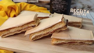 Aprenda aqui a fazer Jesuítas perfeitos um delicioso pastel portugues 😊 [upl. by Mattox87]