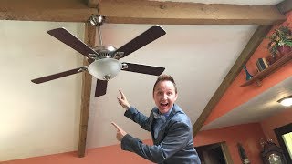 How to Install a Ceiling Fan [upl. by Aidul]