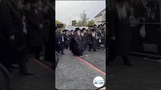 Skver Rebbe Visits The Grand New Skvere Shul In New Square [upl. by Arney]