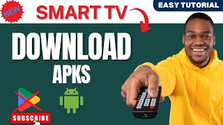 How to Install APKs on Smart TV 2024  How to Download APKs on Smart TV  No Play Store Needed [upl. by Ahcsas]