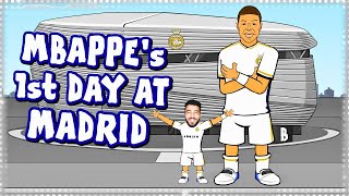 MBAPPES 1st DAY at REAL MADRID  442oons Reaction [upl. by Ameerahs]