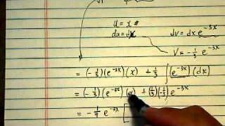 Integral antiderivative of xe3xdx from 1 to Infinity [upl. by Marron]