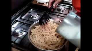 como preparar pasta con queso crema [upl. by Eilrak]