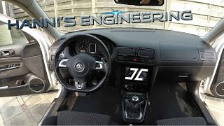 HOW TO RETROFIT A GOLF MK6 GTI STEERING WHEEL TO A GOLF MK4  GOLF MK4 HANNIS ENGINEERING [upl. by Einwat]