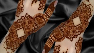 Stylish amp Attractive Back Hand Mehndi Designs ll Easy Latest Arabic Mehndi Design l New Henna Design [upl. by Irrehs239]