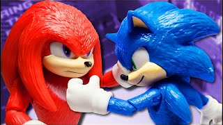 Sonic Movie 2 Trailer Sonic vs Knuckles Sonic Stop Motion [upl. by Doreen]