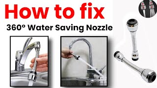 Swivel TAP 360 Degree  Rotating Water Saving  360° Water Saving Faucet Nozzle  Tap Attachment [upl. by Naahsar]