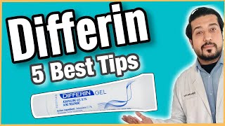 Differin Gel Adapalene 01 for Acne  5 TIPS You Must Know About Differin Gel ✅ [upl. by Ojadnama607]